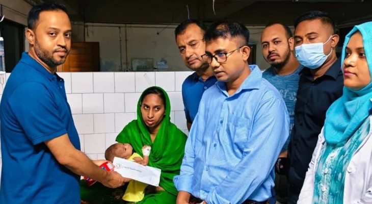 হামে আক্রান্ত শিশু নূর নাহারের পাশে দাঁড়ালেন ডা. জুবাইদা রহমান